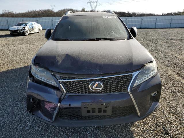 2T2BK1BA3FC307915 - 2015 LEXUS RX 350 BASE BLUE photo 5