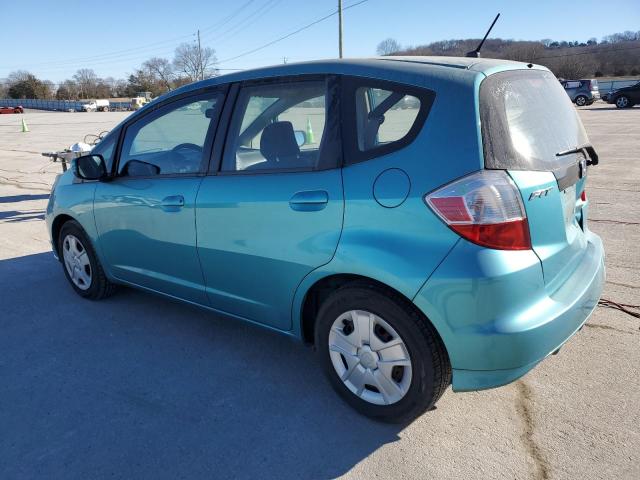 JHMGE8H38CC040762 - 2012 HONDA FIT TURQUOISE photo 2