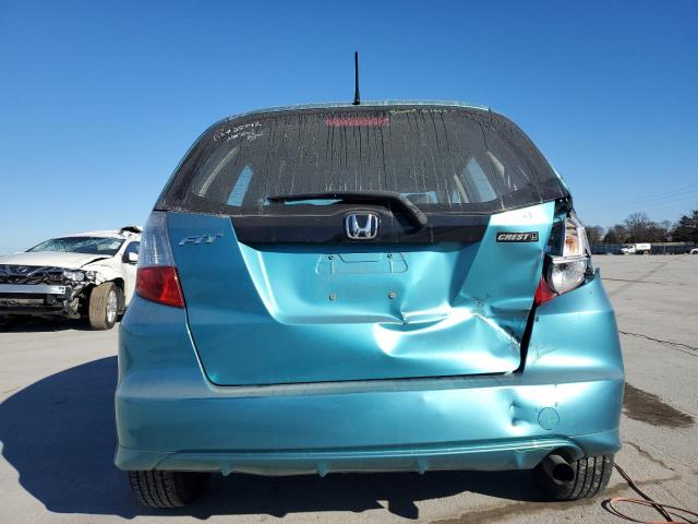 JHMGE8H38CC040762 - 2012 HONDA FIT TURQUOISE photo 6