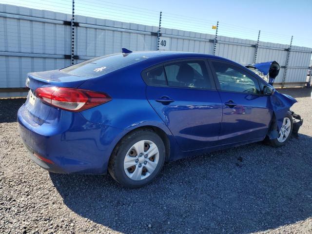 3KPFK4A75JE258594 - 2018 KIA FORTE LX BLUE photo 3