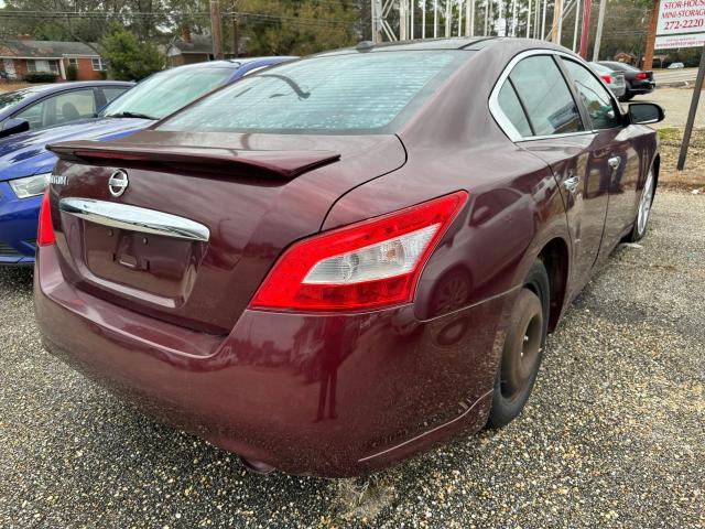 1N4AA5AP4AC857647 - 2010 NISSAN MAXIMA S BURGUNDY photo 4