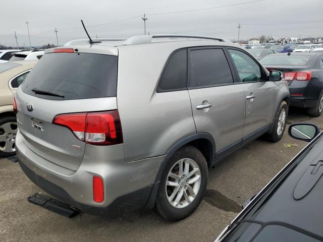 5XYKT3A66EG436969 - 2014 KIA SORENTO LX SILVER photo 3