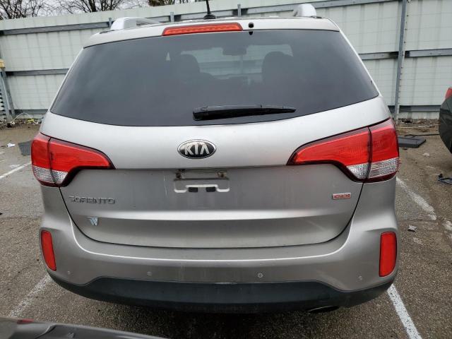 5XYKT3A66EG436969 - 2014 KIA SORENTO LX SILVER photo 6