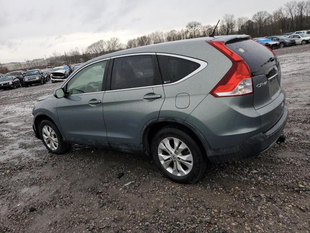 JHLRM4H58CC011921 - 2012 HONDA CR-V EX GREEN photo 2