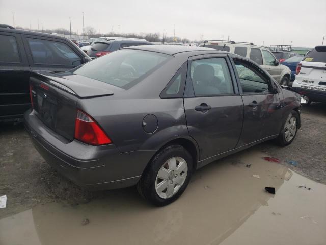 1FAFP34N57W316178 - 2007 FORD FOCUS ZX4 GRAY photo 3
