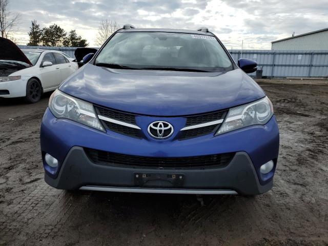 2T3DFREV9FW338025 - 2015 TOYOTA RAV4 LIMITED BLUE photo 5