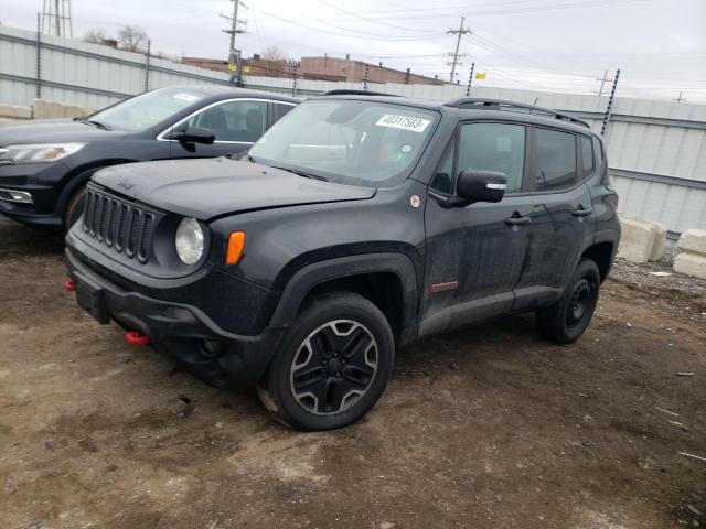 ZACCJBCB2HPG61330 - 2017 JEEP RENEGADE TRAILHAWK BLACK photo 1