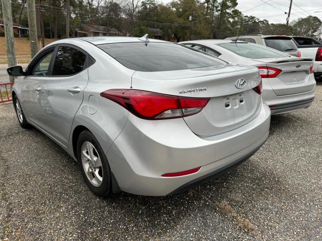 KMHDH4AE5EU217003 - 2014 HYUNDAI ELANTRA SE SILVER photo 3