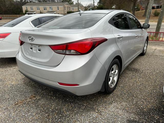 KMHDH4AE5EU217003 - 2014 HYUNDAI ELANTRA SE SILVER photo 4