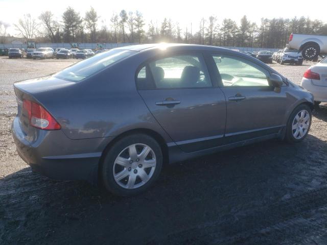 2HGFA1F57BH304572 - 2011 HONDA CIVIC LX GRAY photo 3