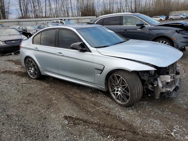 WBS8M9C50J5J78118 - 2018 BMW M3 SILVER photo 4