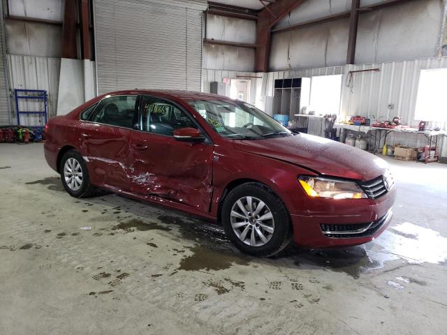 1VWAT7A3XFC016935 - 2015 VOLKSWAGEN PASSAT S BURGUNDY photo 4