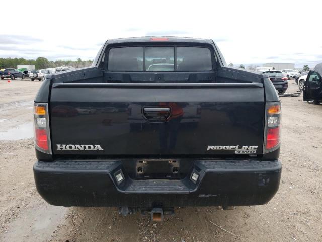 2HJYK16368H537608 - 2008 HONDA RIDGELINE RTX BLACK photo 6