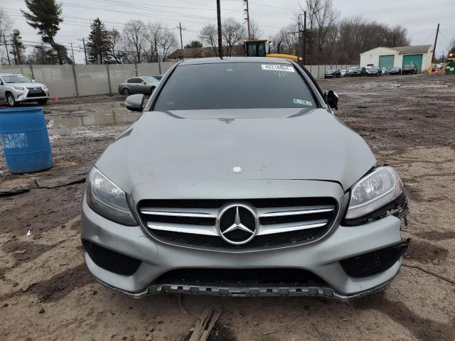 55SWF4JB7GU132103 - 2016 MERCEDES-BENZ C 300 SILVER photo 5