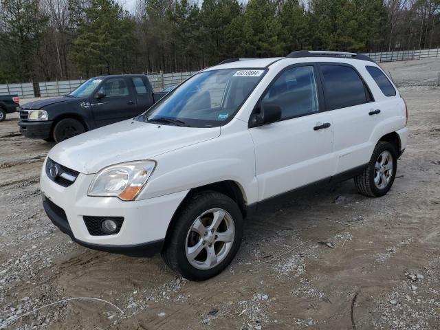 KNDJE723997630478 - 2009 KIA SPORTAGE LX WHITE photo 1