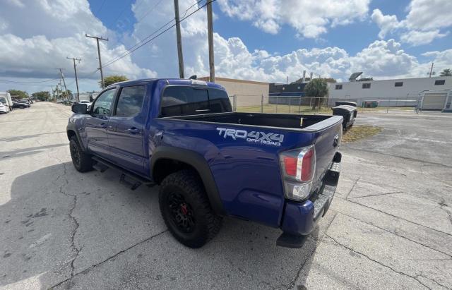 3TMCZ5AN6NM457927 - 2022 TOYOTA TACOMA DOUBLE CAB 蓝色 照片 3
