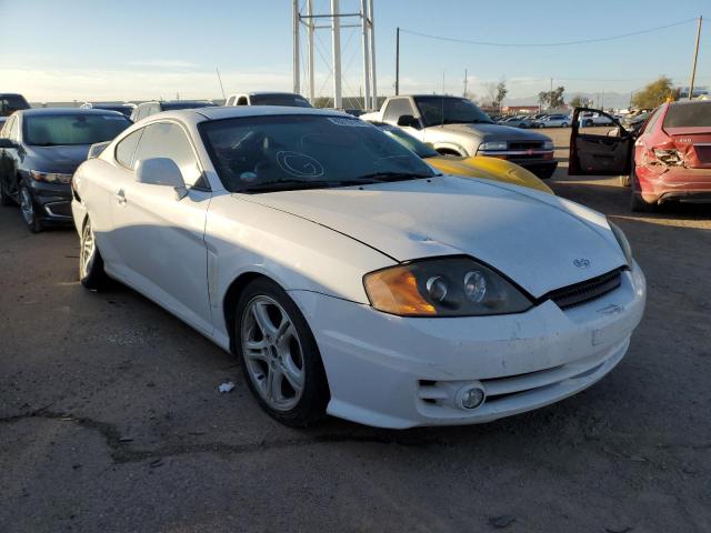 KMHHN65F54U110363 - 2004 HYUNDAI TIBURON GT WHITE photo 4