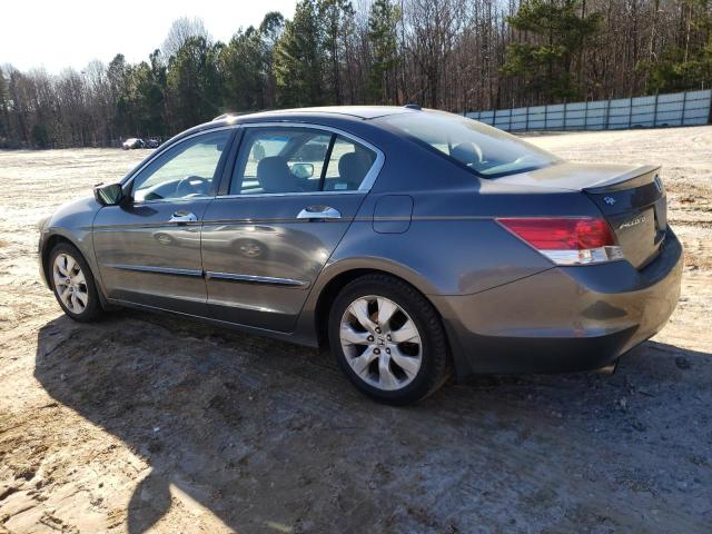 1HGCP36898A001629 - 2008 HONDA ACCORD EXL GRAY photo 2