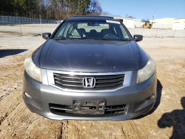 1HGCP36898A001629 - 2008 HONDA ACCORD EXL GRAY photo 5