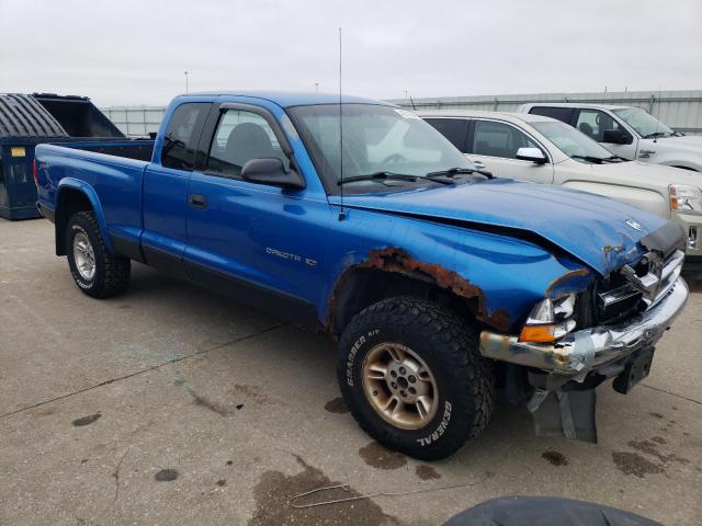 1B7GG22X9XS125061 - 1999 DODGE DAKOTA BLUE photo 4