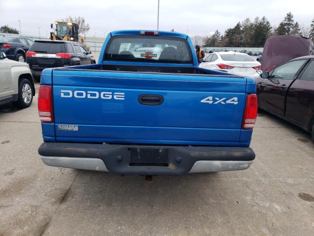 1B7GG22X9XS125061 - 1999 DODGE DAKOTA BLUE photo 6