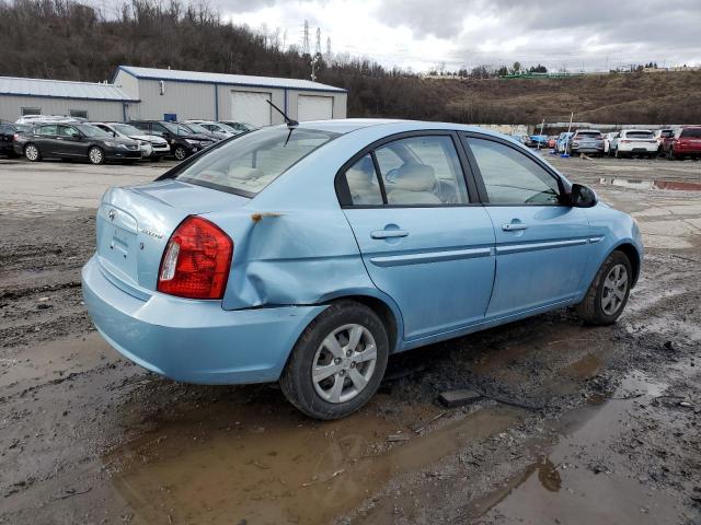 KMHCN46C09U373404 - 2009 HYUNDAI ACCENT GLS BLUE photo 3