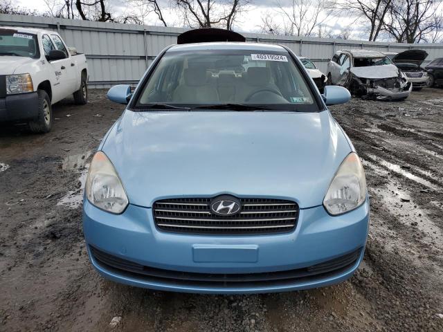 KMHCN46C09U373404 - 2009 HYUNDAI ACCENT GLS BLUE photo 5