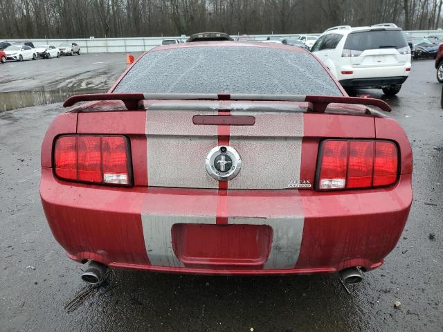 1ZVFT80N055136518 - 2005 FORD MUSTANG RED photo 6