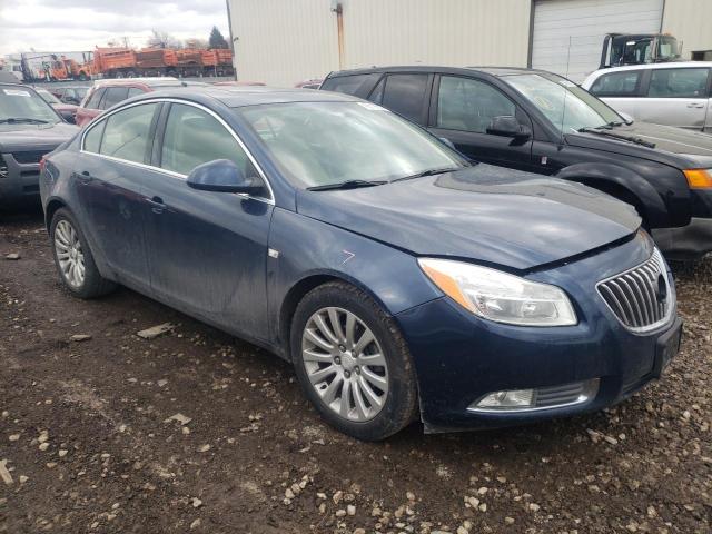 W04GS5EC7B1062320 - 2011 BUICK REGAL CXL BLUE photo 4