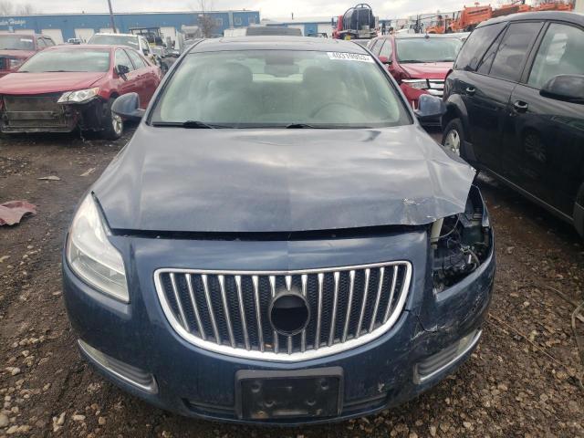 W04GS5EC7B1062320 - 2011 BUICK REGAL CXL BLUE photo 5