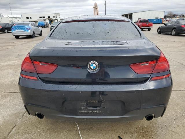 WBA6B8C52EDZ72335 - 2014 BMW 640 XI GRAN COUPE BLACK photo 6