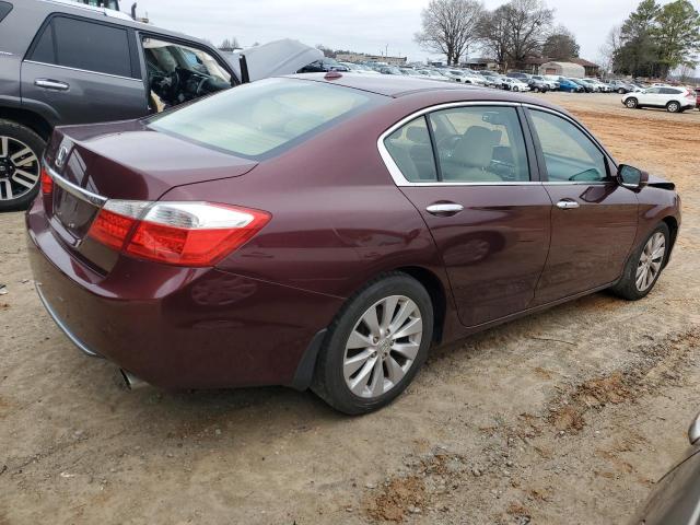 1HGCR2F89EA203029 - 2014 HONDA ACCORD EXL MAROON photo 3