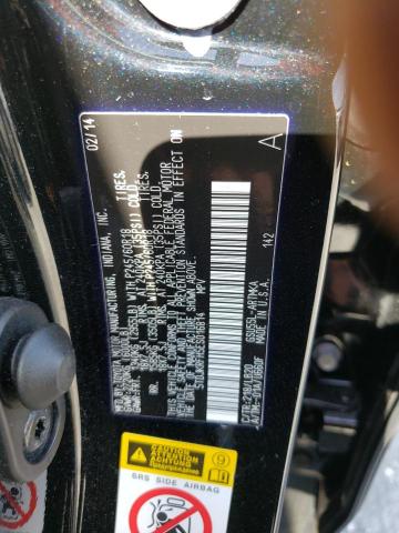 5TDJKRFH5ES016814 - 2014 TOYOTA HIGHLANDER XLE შავი ფოტო 12