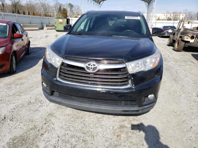 5TDJKRFH5ES016814 - 2014 TOYOTA HIGHLANDER XLE BLACK photo 5