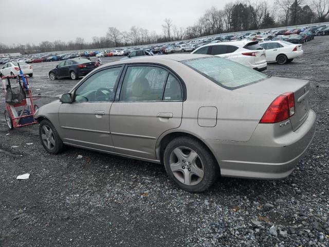 2HGES26794H613785 - 2004 HONDA CIVIC EX TAN photo 2