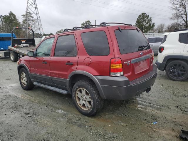 1FMCU93145KC72486 - 2005 FORD ESCAPE XLT RED photo 2