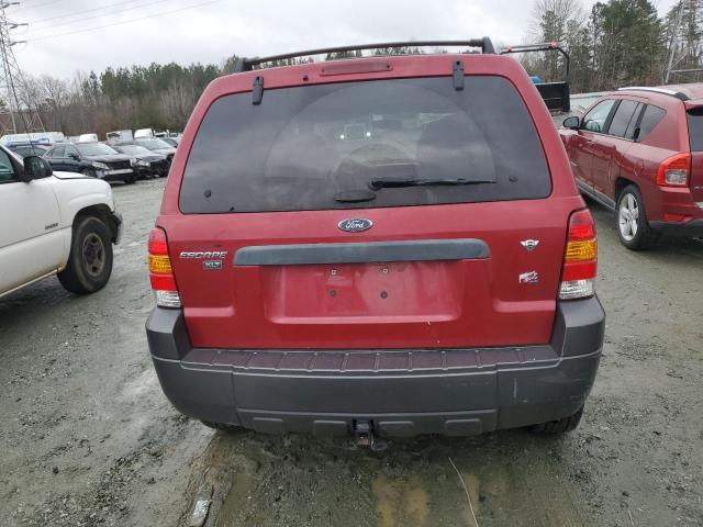 1FMCU93145KC72486 - 2005 FORD ESCAPE XLT RED photo 6