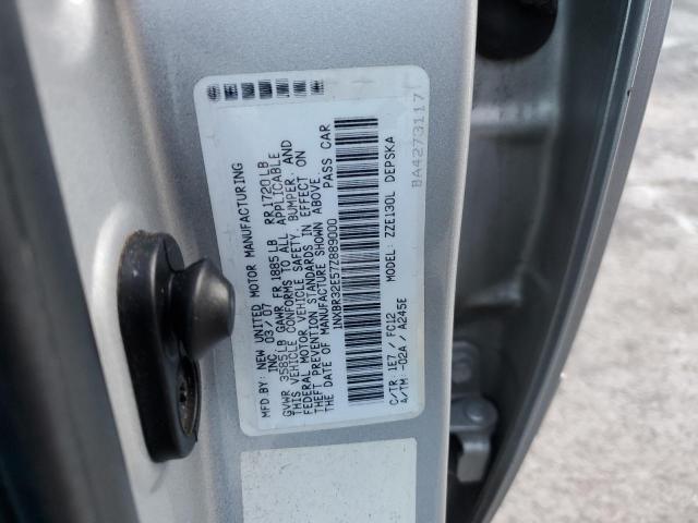 1NXBR32E57Z889000 - 2007 TOYOTA COROLLA CE SILVER photo 12