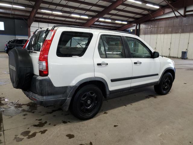 JHLRD68546C003380 - 2006 HONDA CR-V LX WHITE photo 3