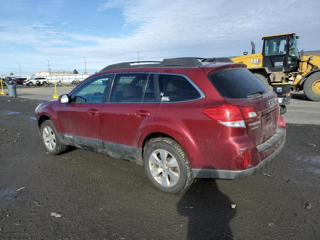 4S4BRDLC5B2383268 - 2011 SUBARU OUTBACK 3.6R LIMITED MAROON photo 2