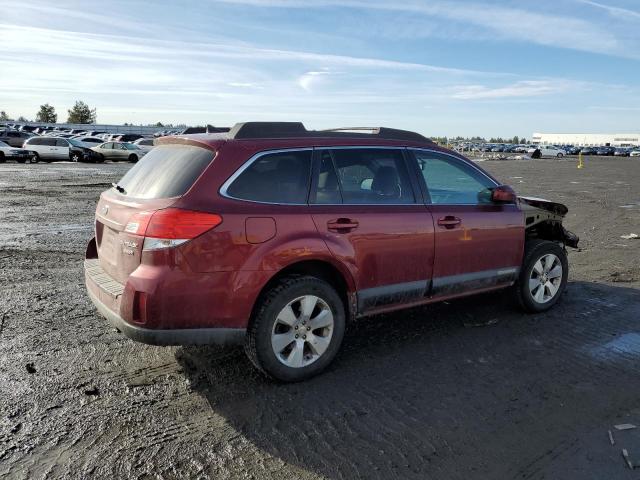 4S4BRDLC5B2383268 - 2011 SUBARU OUTBACK 3.6R LIMITED MAROON photo 3