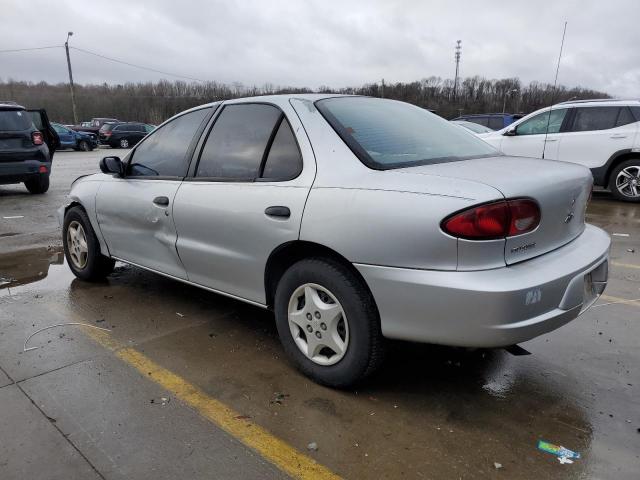 1G1JC524717118069 - 2001 CHEVROLET CAVALIER BASE SILVER photo 2