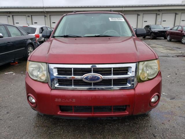 1FMCU03198KD30365 - 2008 FORD ESCAPE XLT RED photo 5