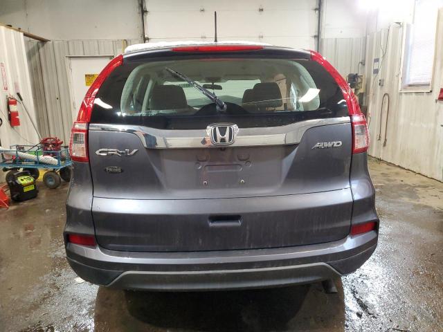 5J6RM4H33GL009263 - 2016 HONDA CR-V LX GRAY photo 6