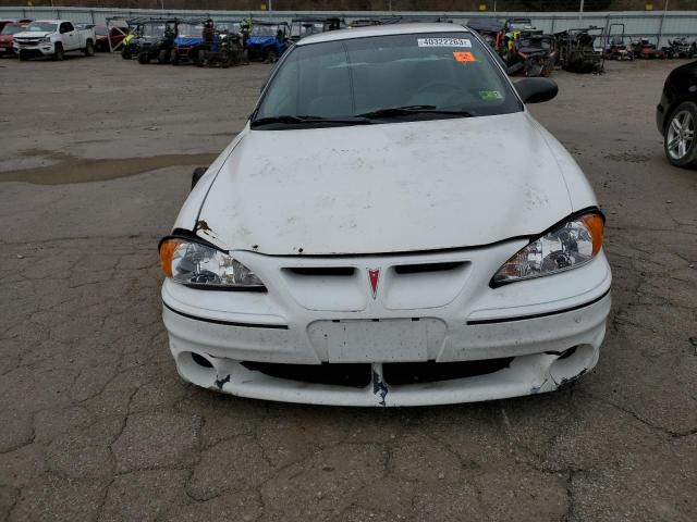 1G2NW12E54M615830 - 2004 PONTIAC GRAND AM GT WHITE photo 5