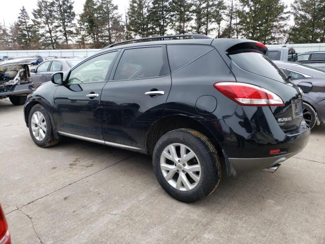 JN8AZ1MWXEW516034 - 2014 NISSAN MURANO S BLACK photo 2