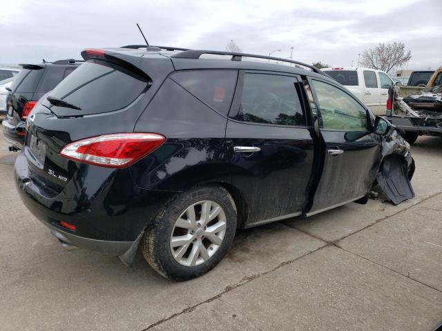 JN8AZ1MWXEW516034 - 2014 NISSAN MURANO S BLACK photo 3