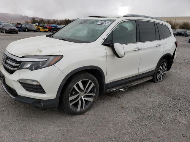 5FNYF6H06HB004561 - 2017 HONDA PILOT ELITE WHITE photo 1