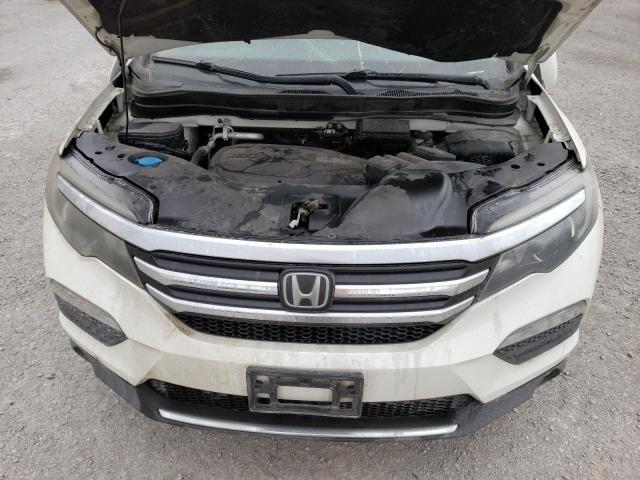 5FNYF6H06HB004561 - 2017 HONDA PILOT ELITE WHITE photo 11