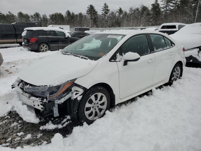 5YFEPMAE9MP193831 - 2021 TOYOTA COROLLA LE WHITE photo 1